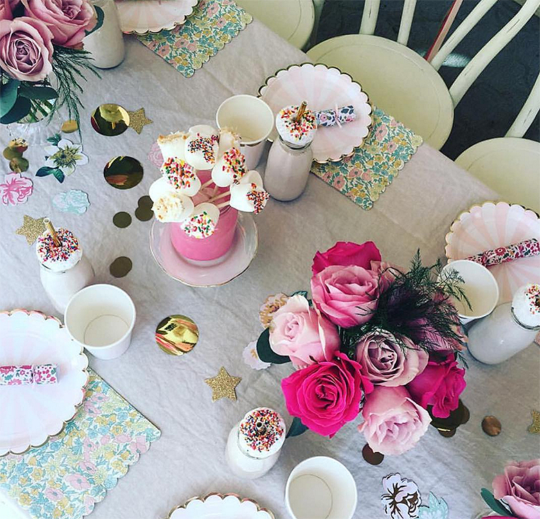 meri meri liberty print tableware