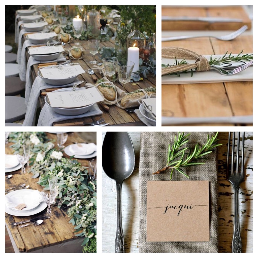 outdoor entertaining table decor place setting